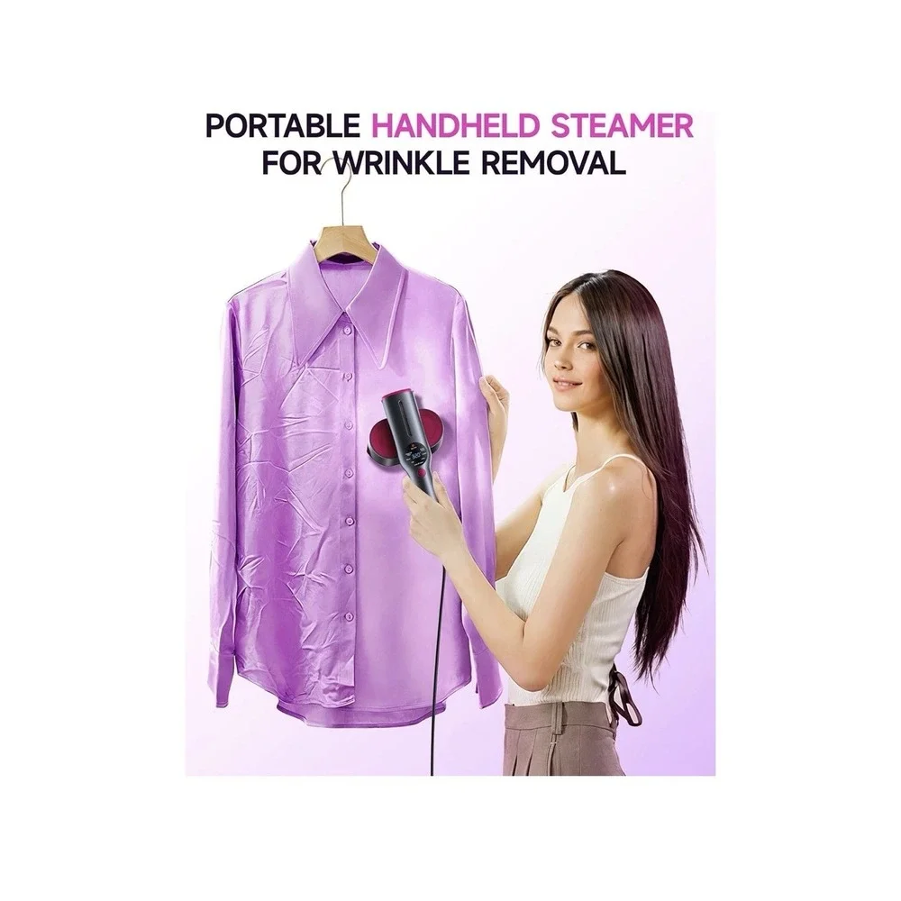 12N32/ DRFLASH 2 in 1 Handheld Garment Steamer and Iron for Clothes Travel Size